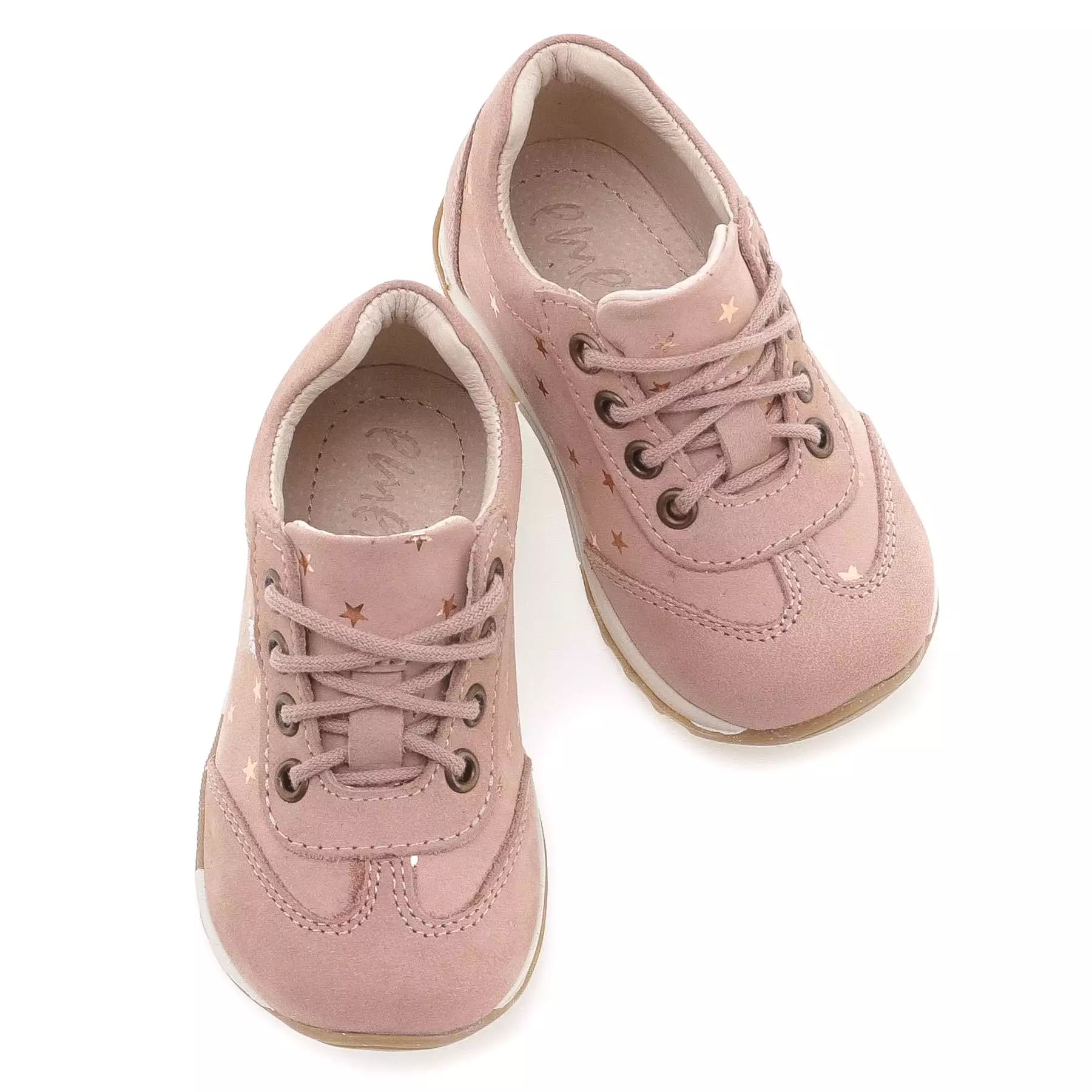 (2176-19) Emel light pink stars Trainers