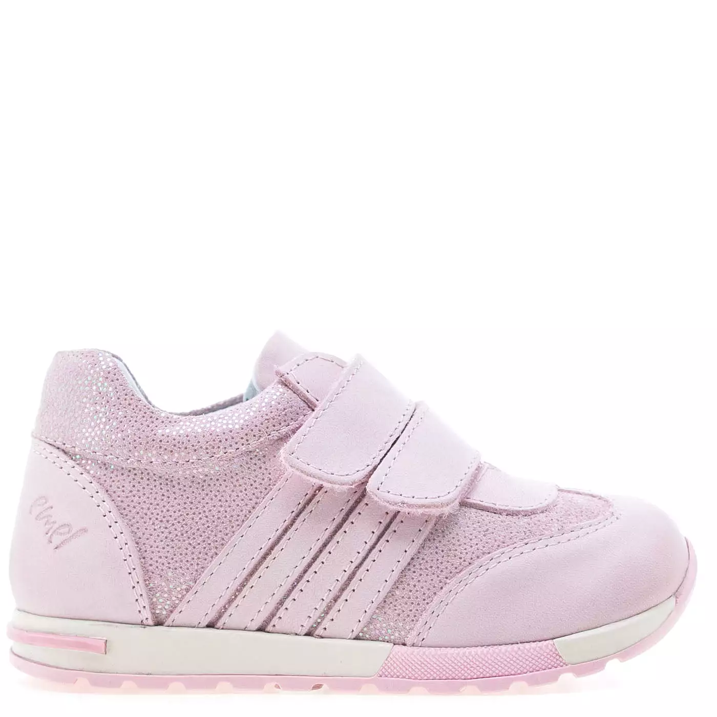 (2333-19) Emel light pink Velcro Trainers