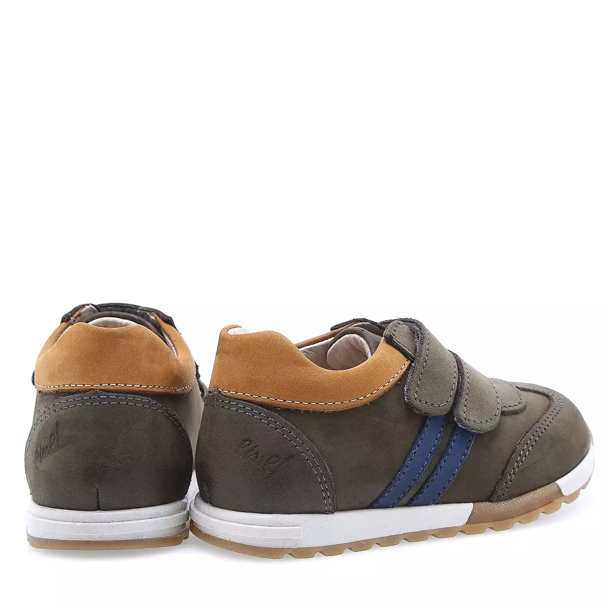 (2333-34) Khaki Velcro Trainers