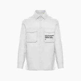 7 Moncler Fragment Mazen Giubbotto Overshirt - White