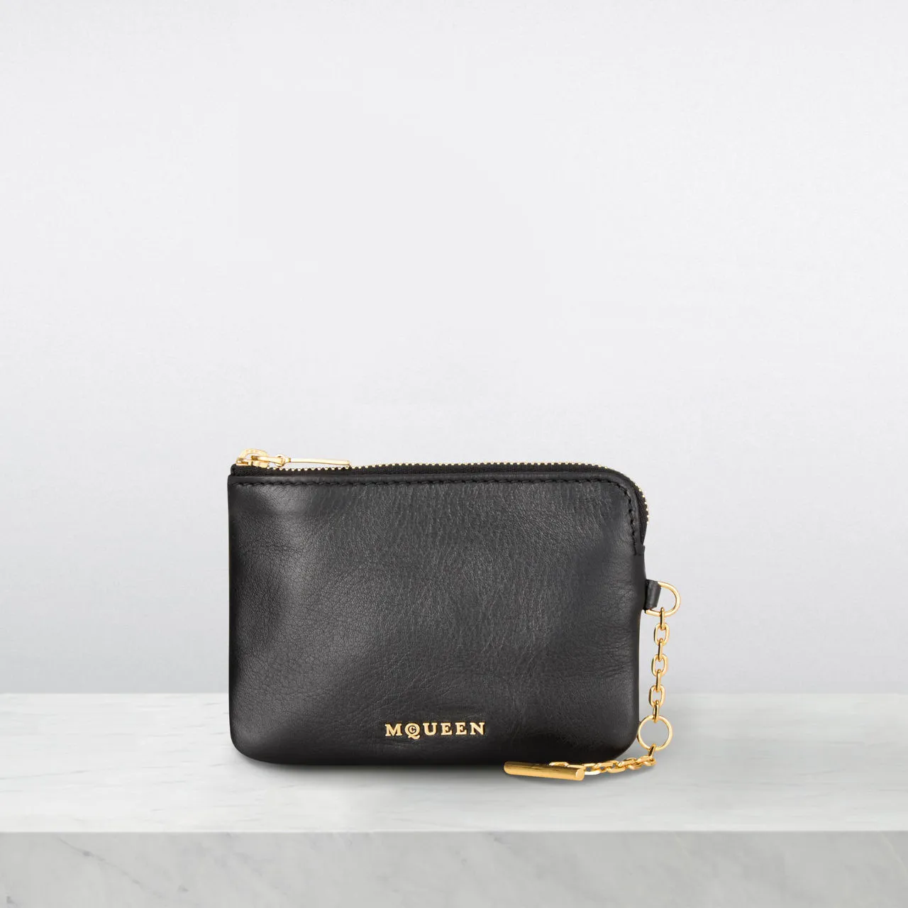 ALEXANDER MCQUEEN The Sling Coin Purse - BlackGold