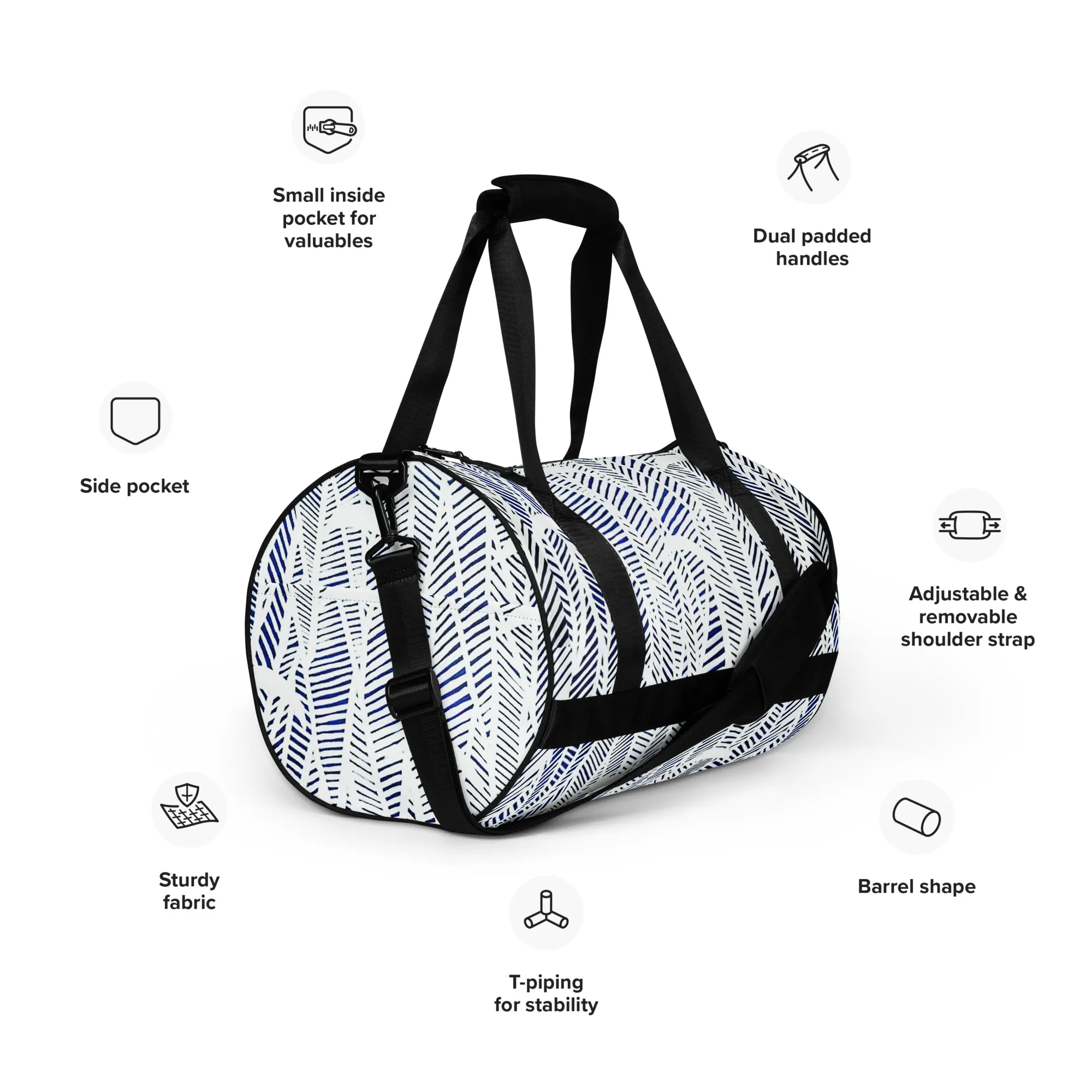 All-over print gym bag – Lunar Eclipse