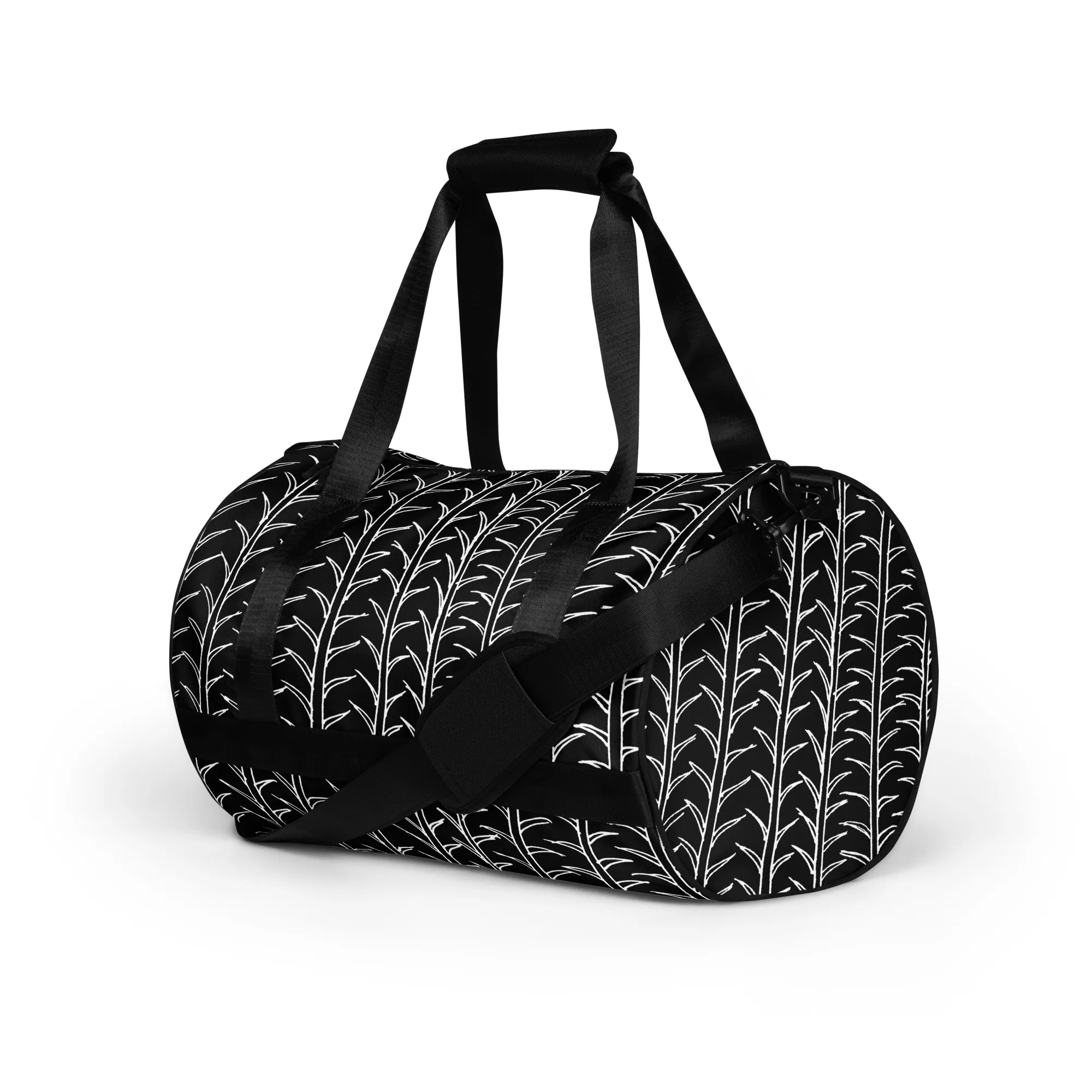 All-over print gym bag – Plants Teach Movement