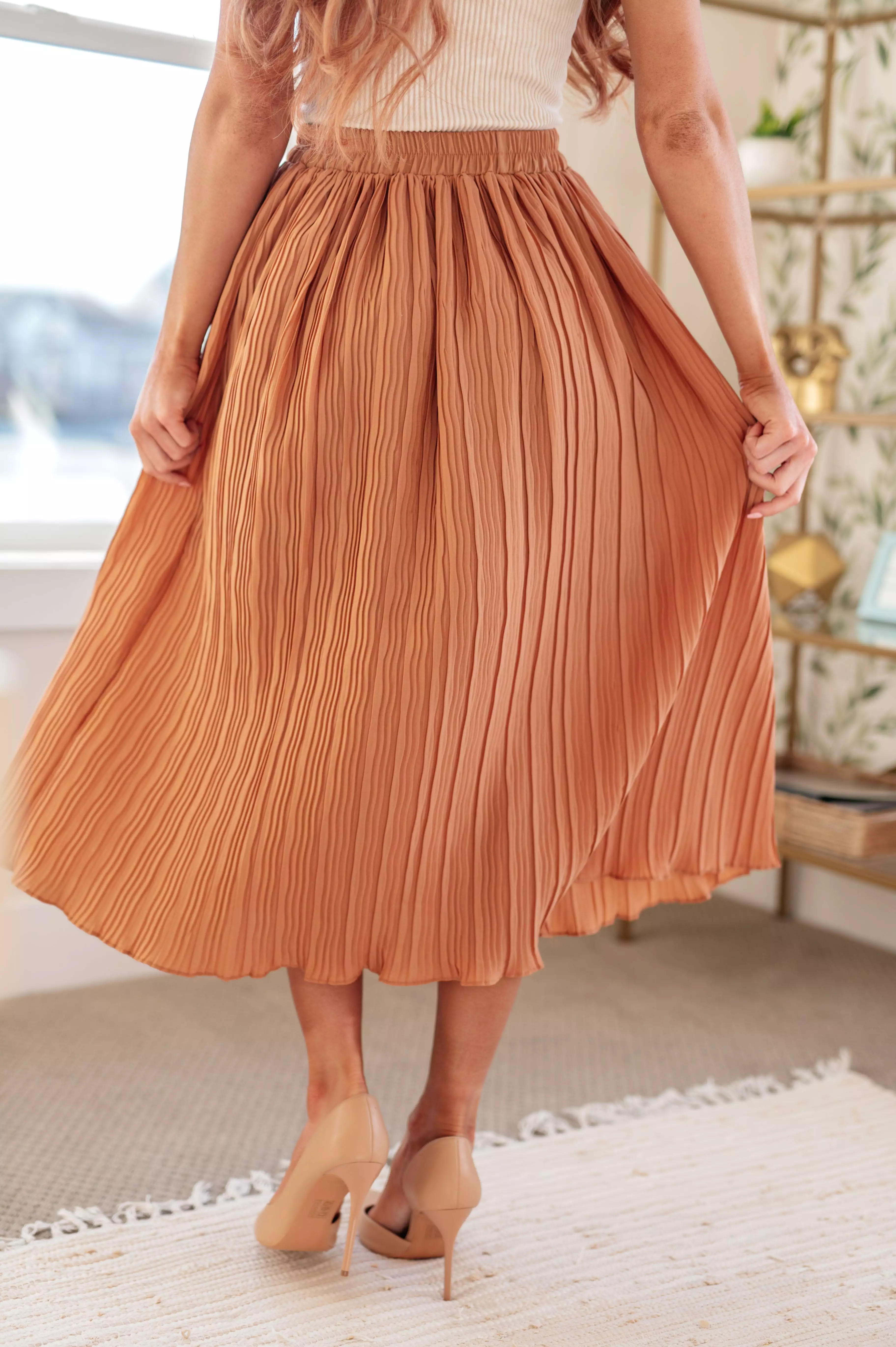 Are You Talking to Me Pleated Midi Skirt- USE CODE SPRING24 for 40% OFF!!!!