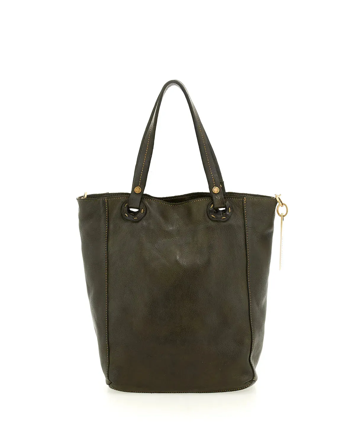 Assisi CELESTE - MEDIUM SHOPPING BAG - Olive