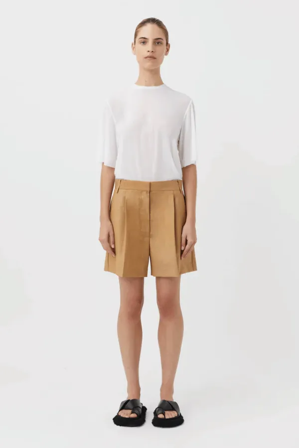 Atlanta Tailored Short Cinnamon Marle