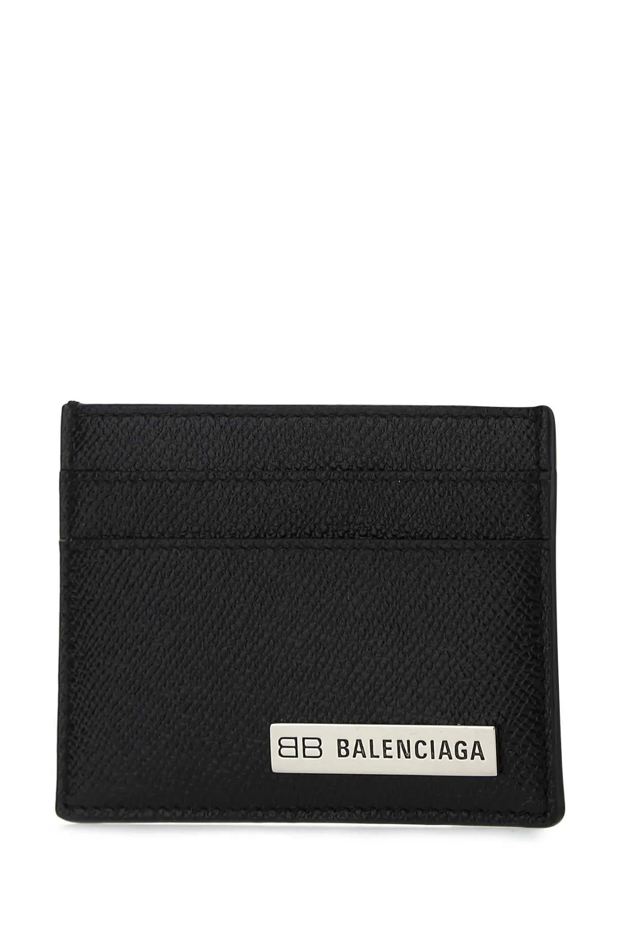 Balenciaga Logo Plate Cardholder