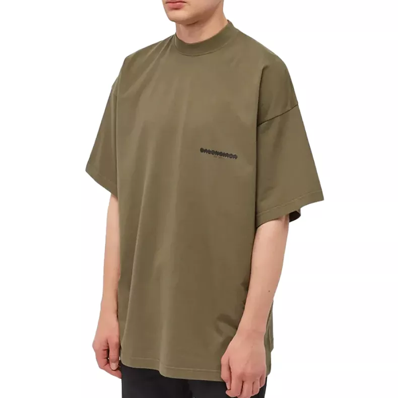 Balenciaga Strike 1917 Oversized Tee Khaki Olive