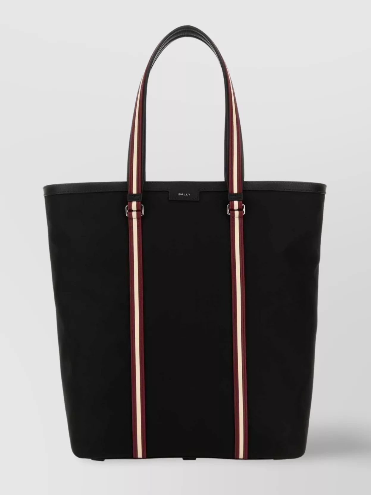 Bally   Striped straps tote silhouette shopping bag