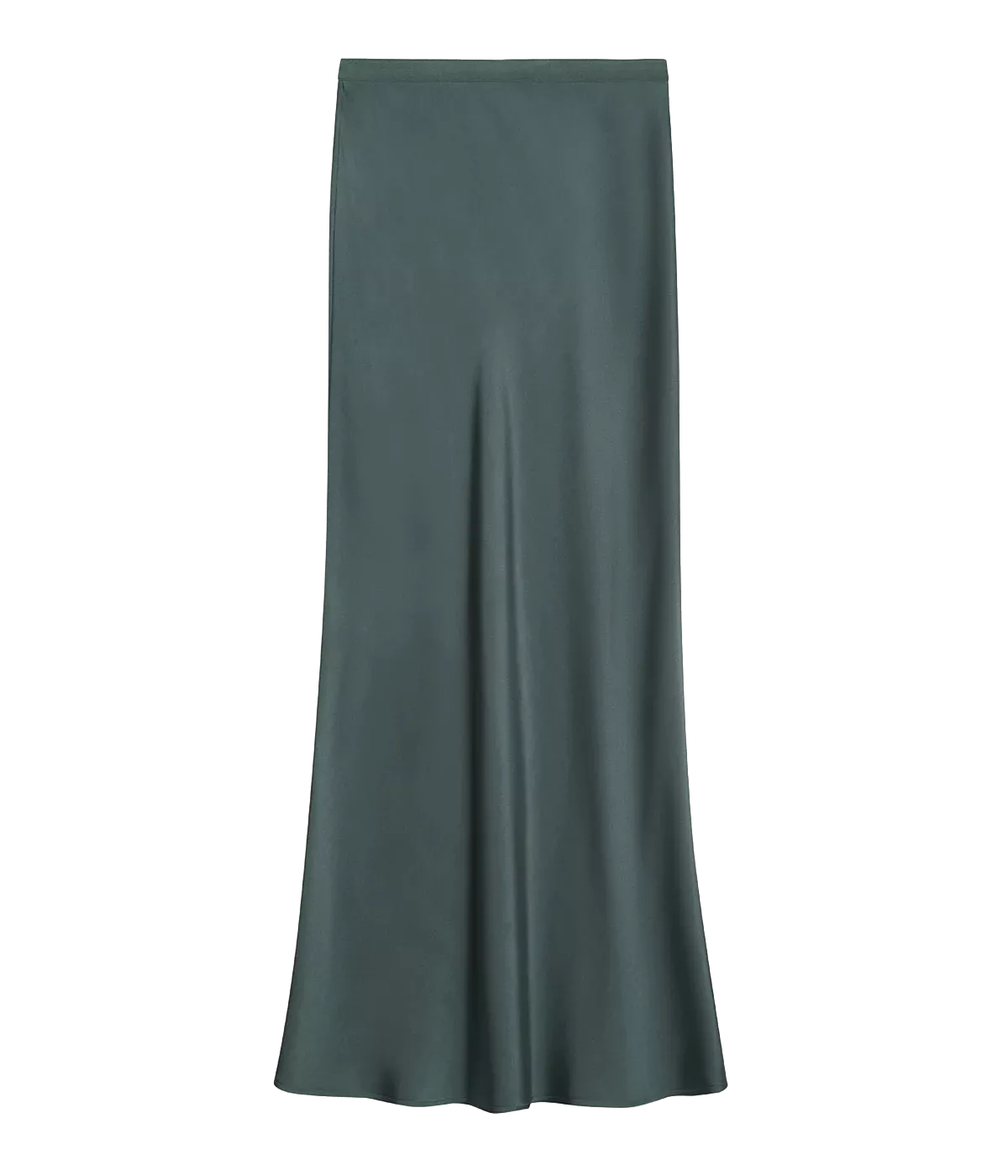 Bar Silk Skirt in Green