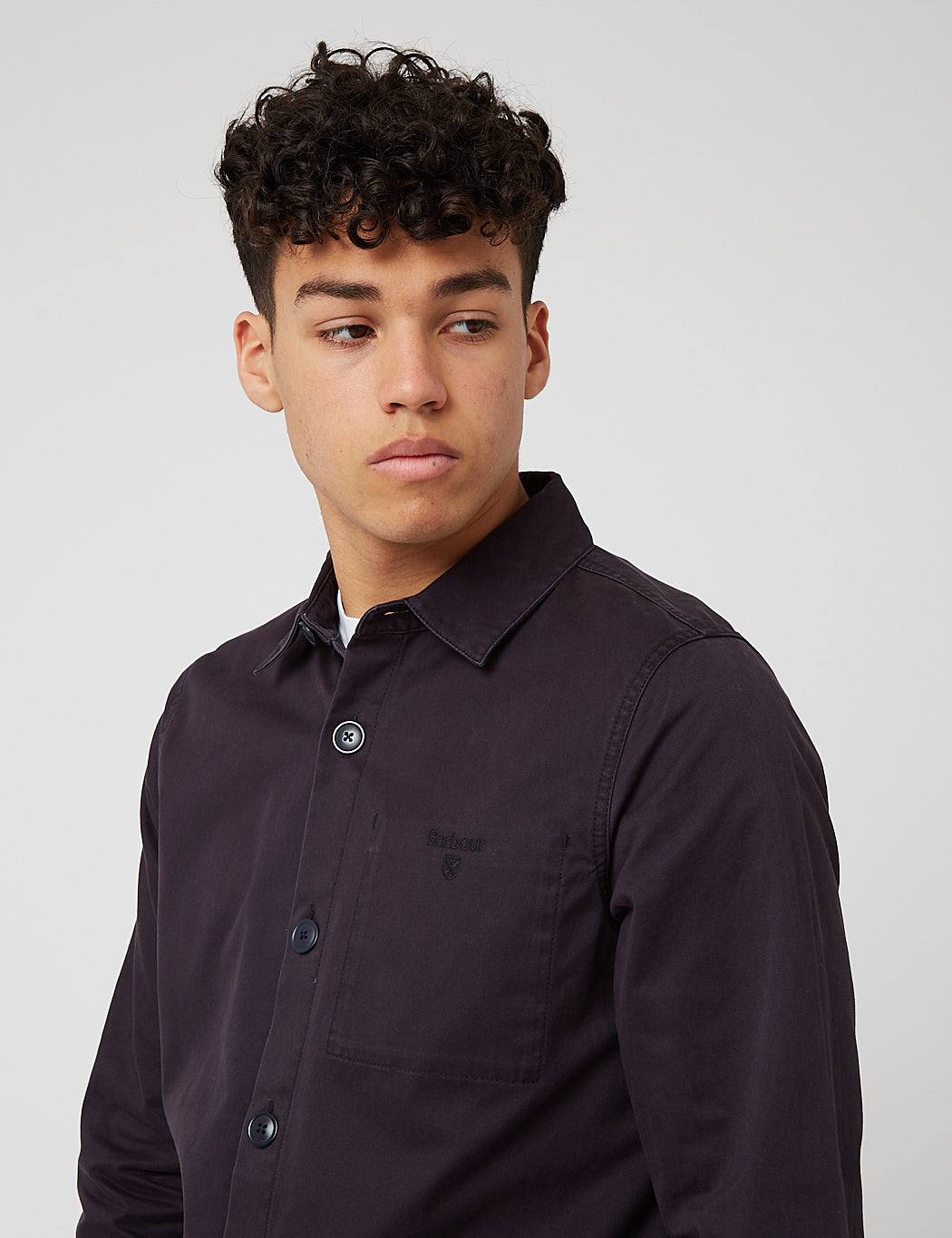 Barbour Dunrobin Overshirt - Navy Blue