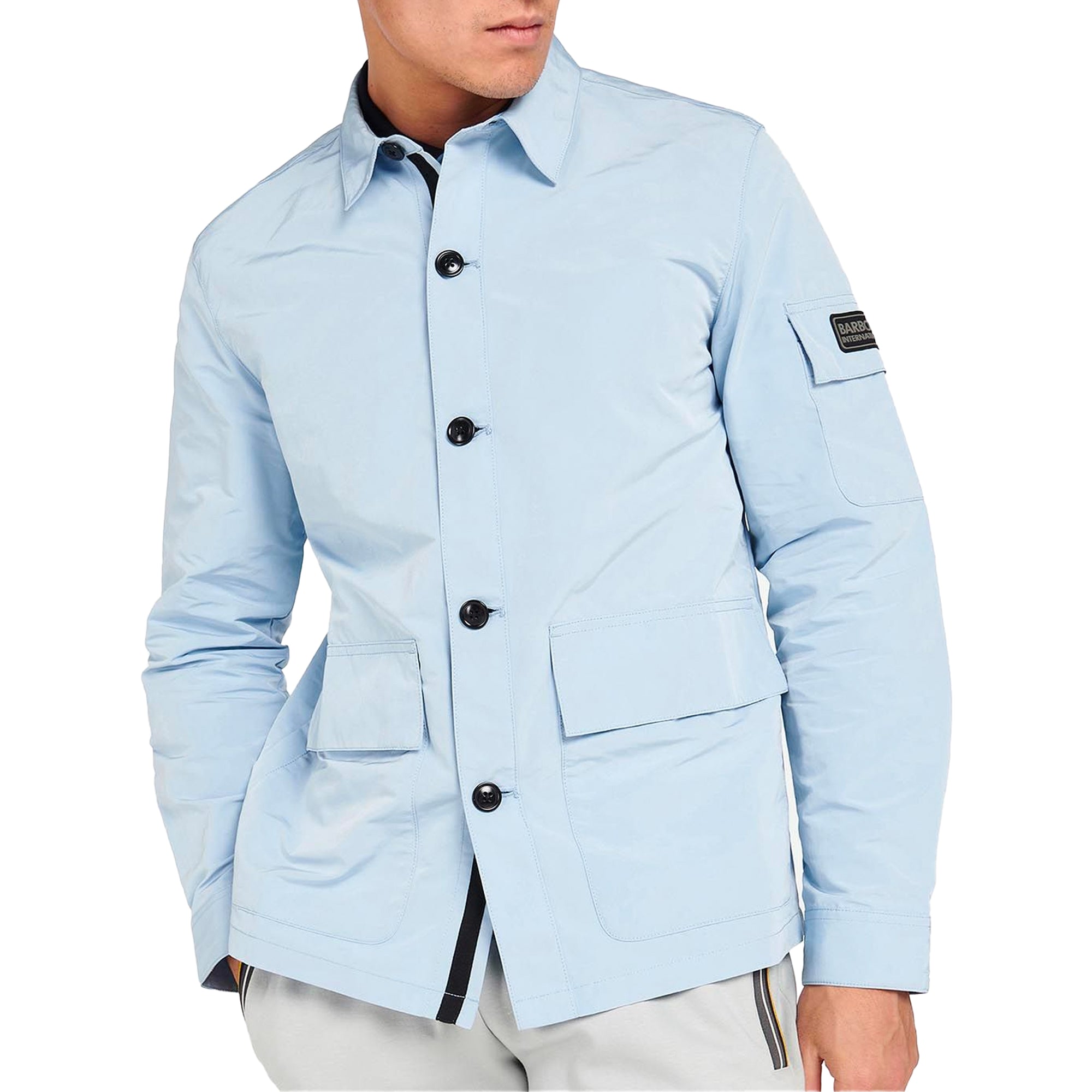 Barbour International Circuit Overshirt - Chambray Blue