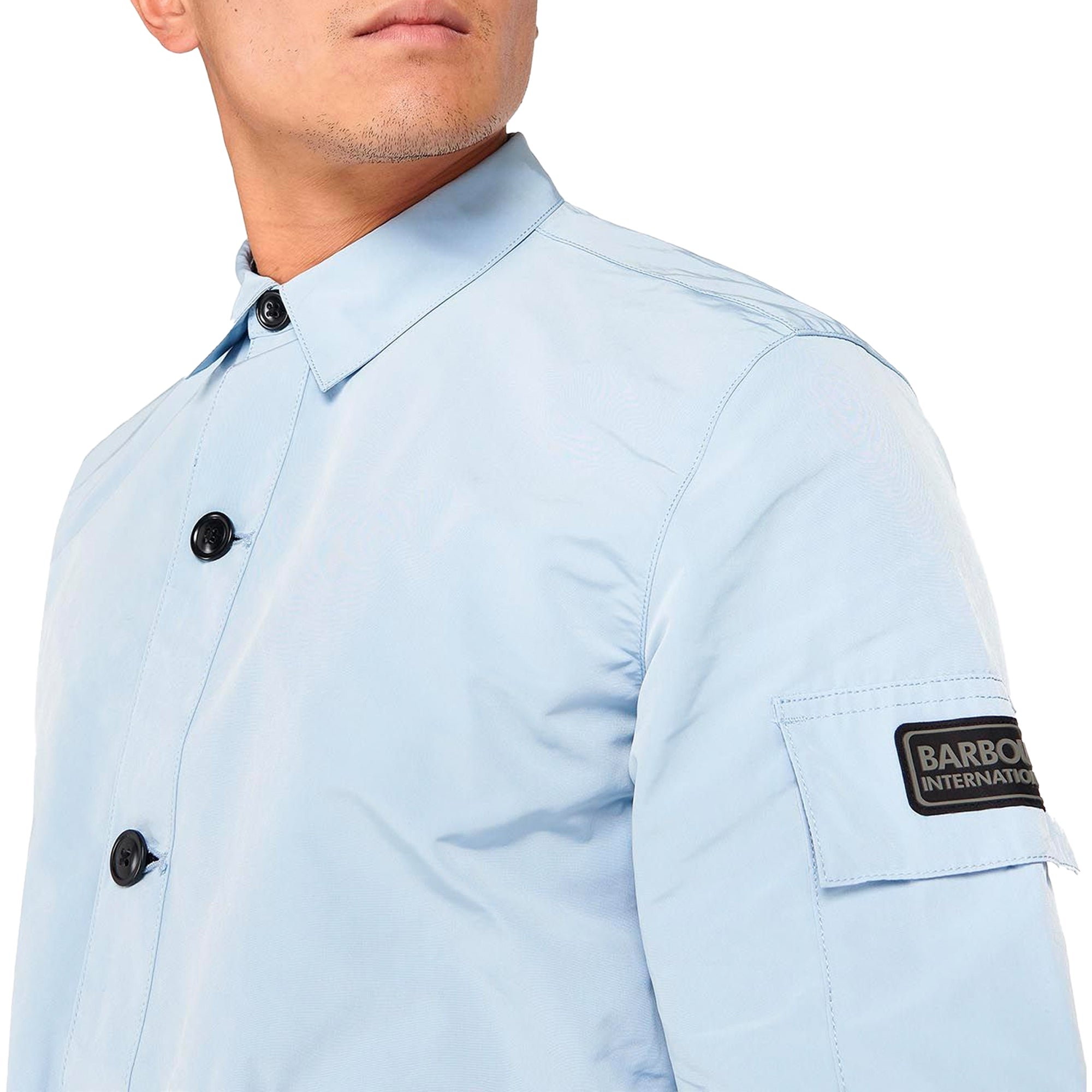 Barbour International Circuit Overshirt - Chambray Blue