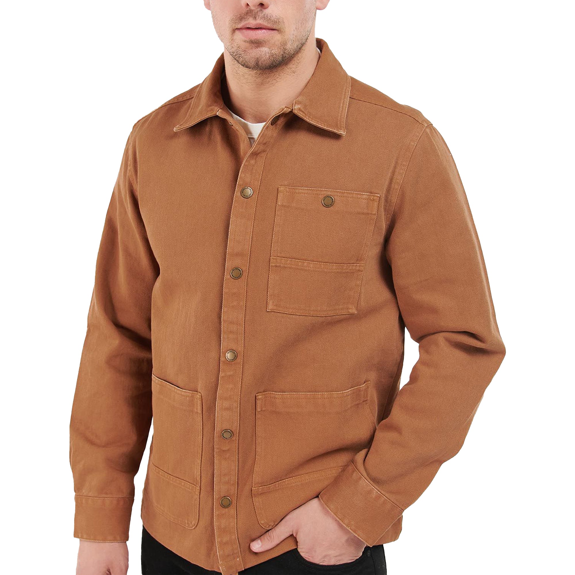 Barbour International Steve McQueen Josh Overshirt - Cinnamon