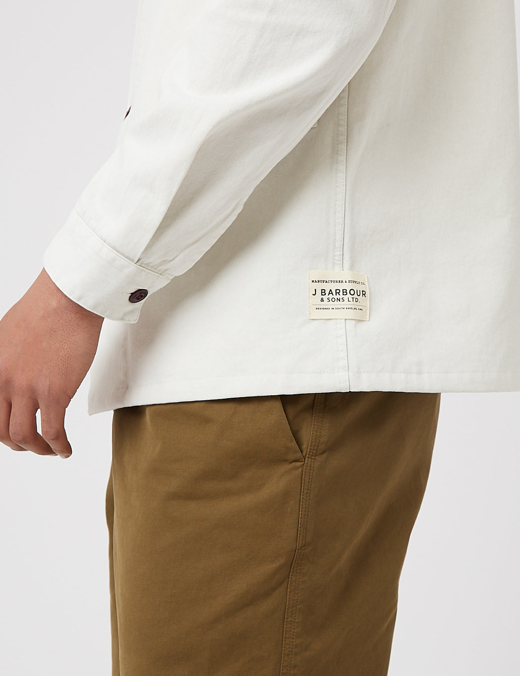 Barbour Loweswater Overshirt - Chalk