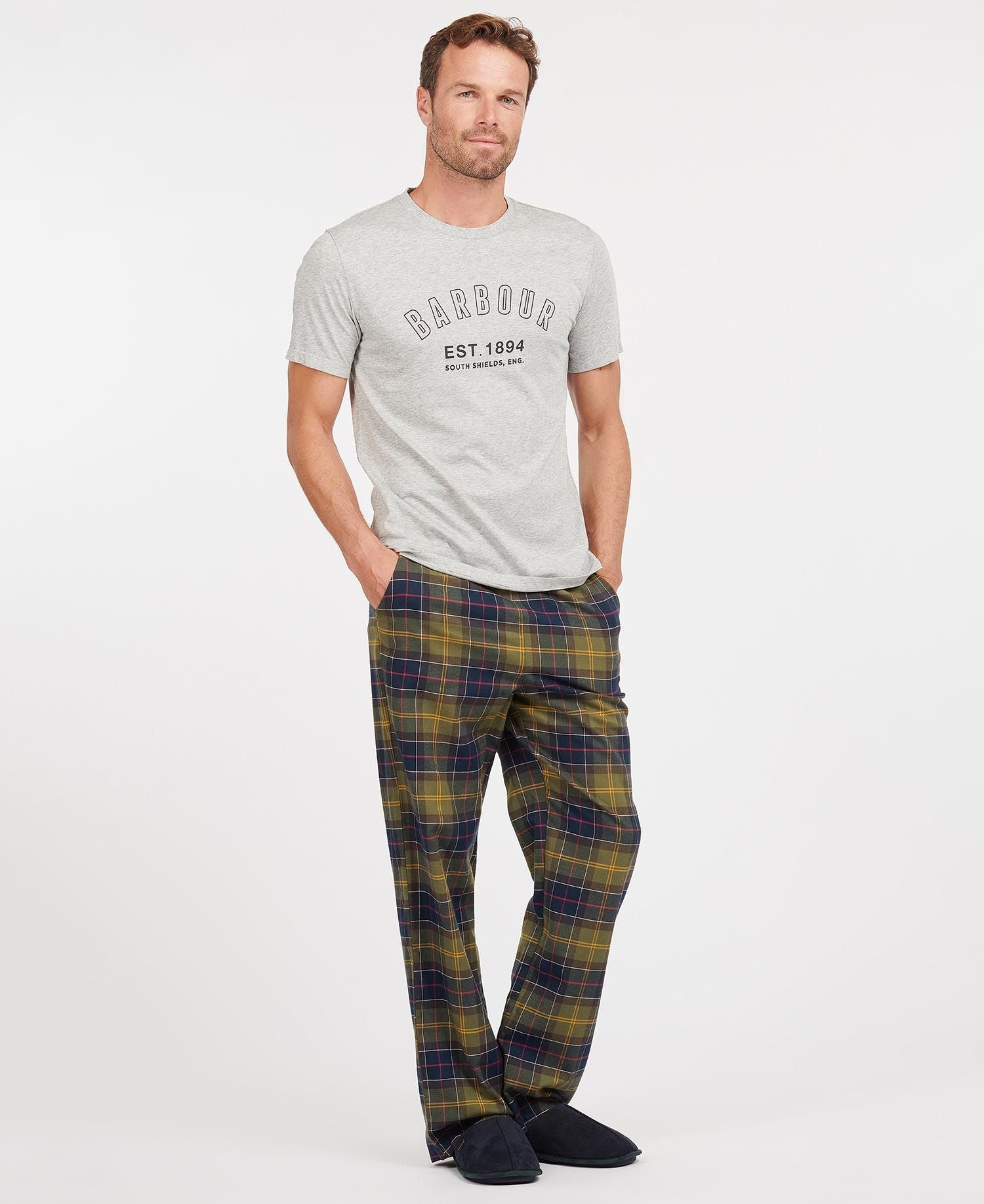 Barbour Mens 'Glenn' Tartan Check Pyjama Bottoms