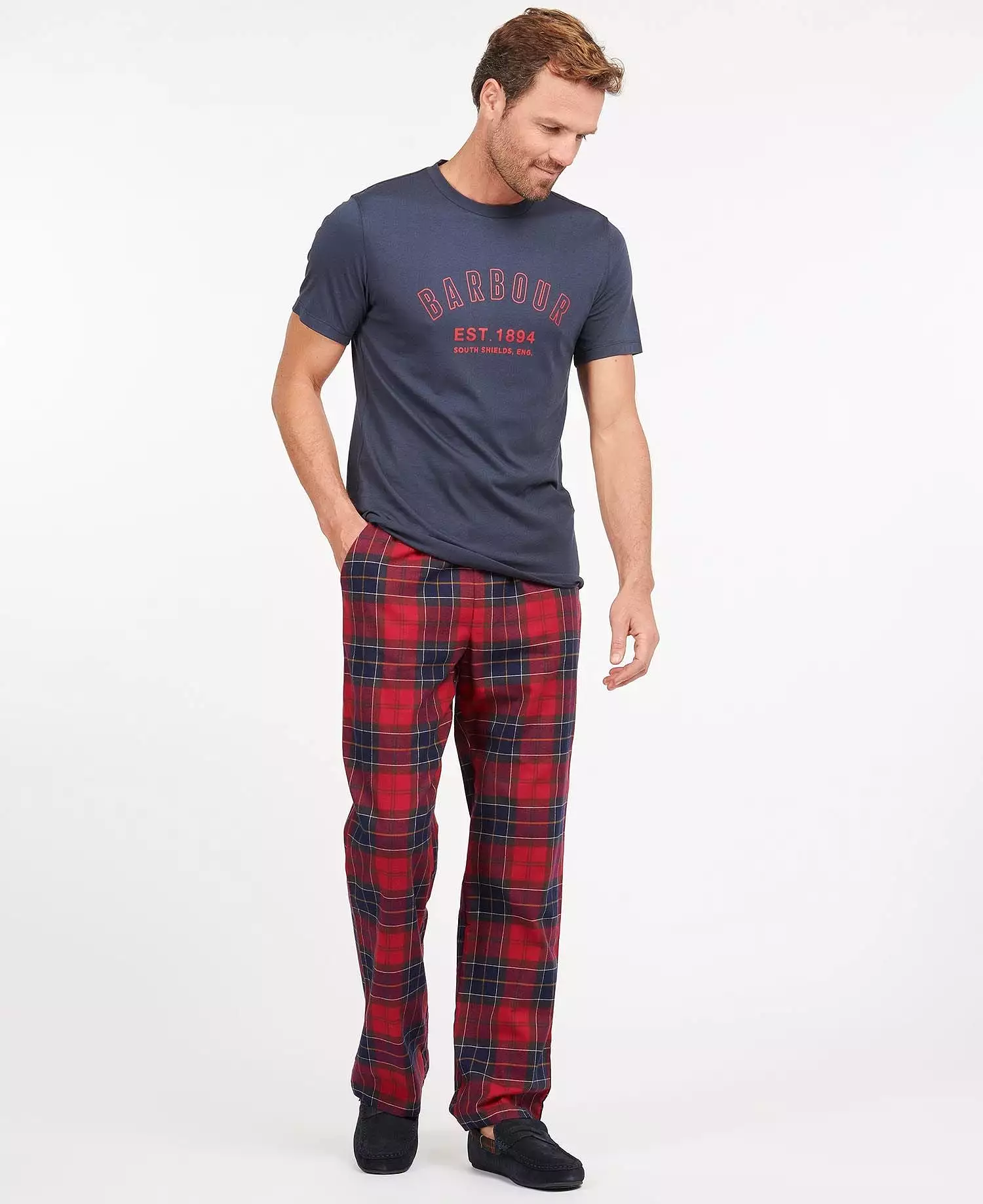 Barbour Mens 'Glenn' Tartan Check Pyjama Bottoms