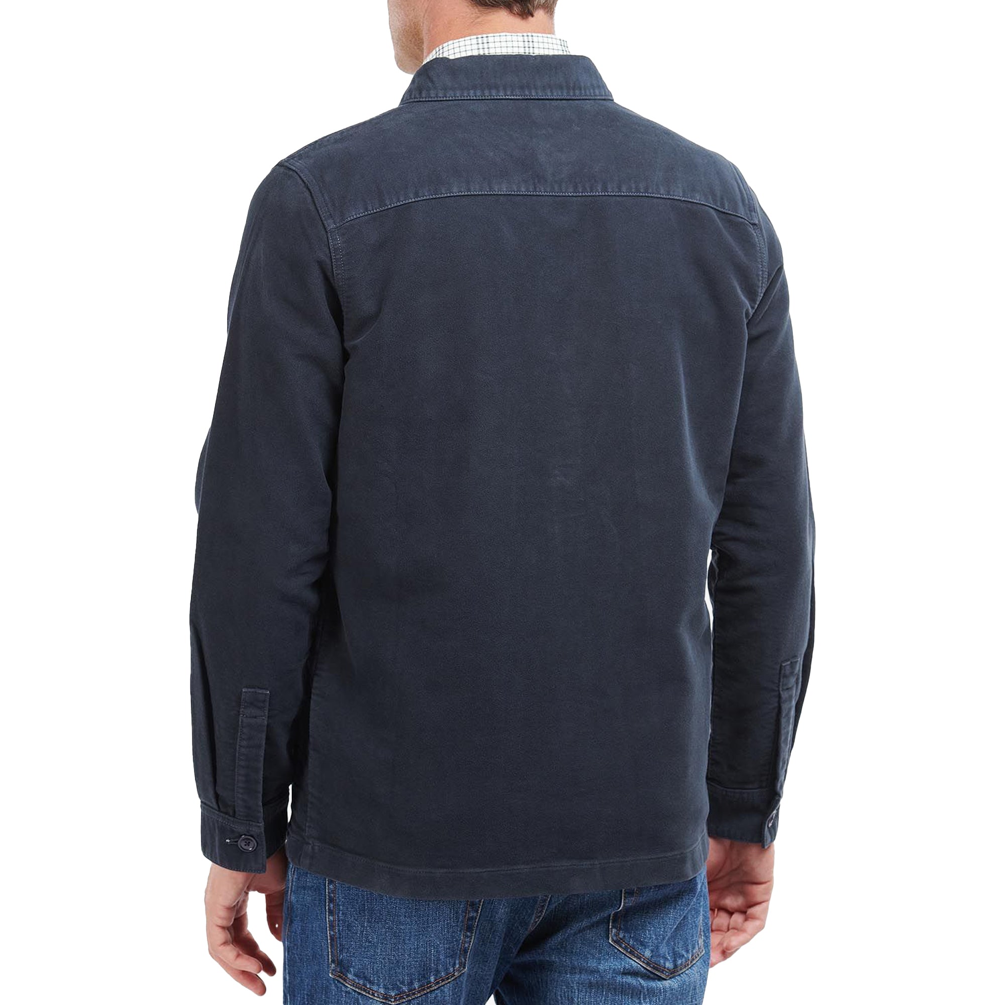 Barbour Moleskin Overshirt - Navy