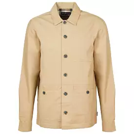 Barbour Newport Canvas Overshirt - Washed Stone