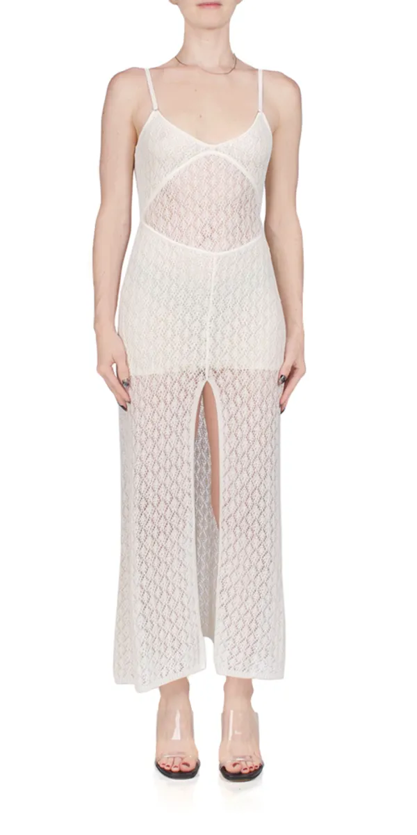 Bec + Bridge Breeze Backless Knit Maxi Dress - Ivory