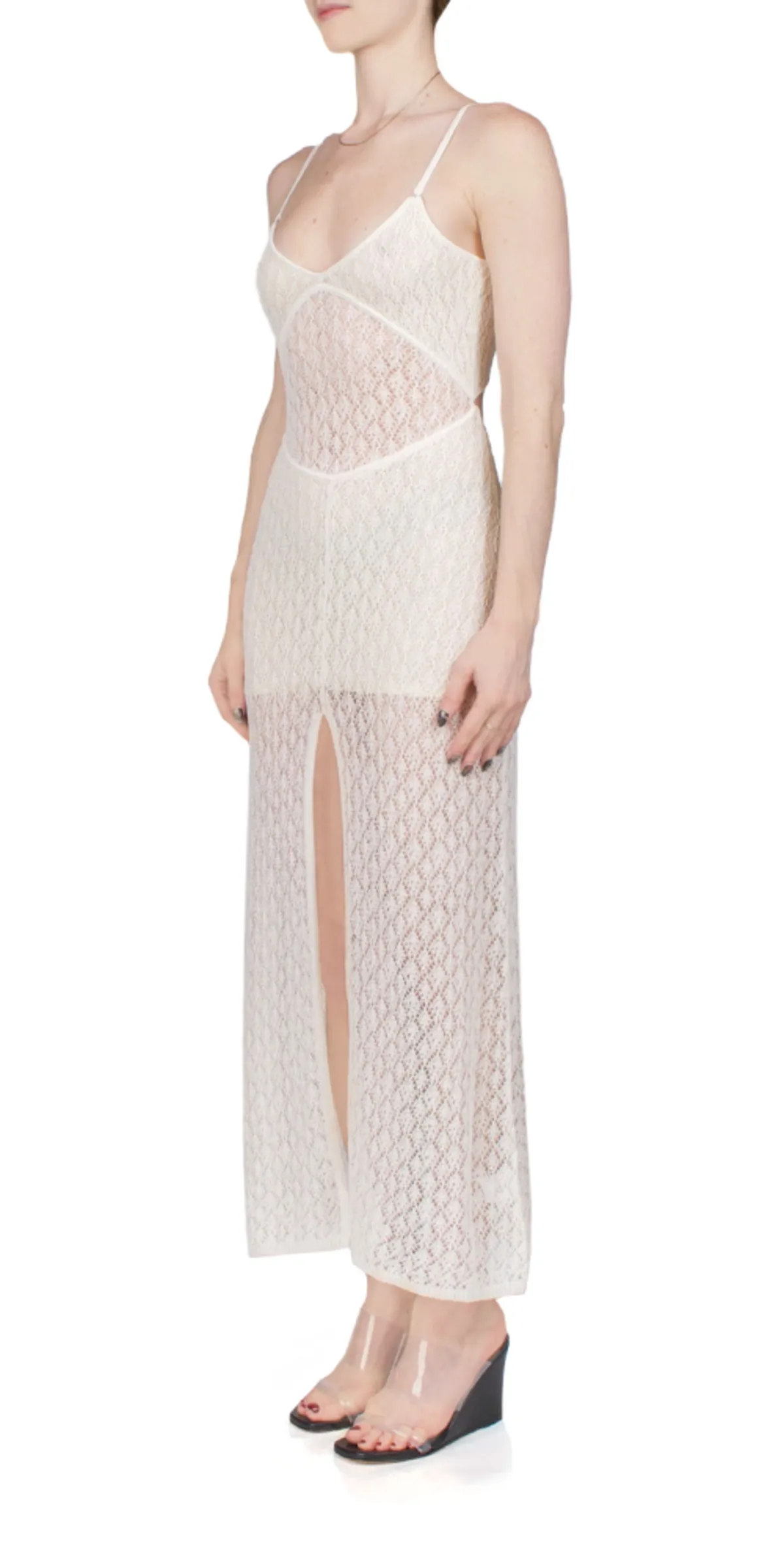 Bec + Bridge Breeze Backless Knit Maxi Dress - Ivory