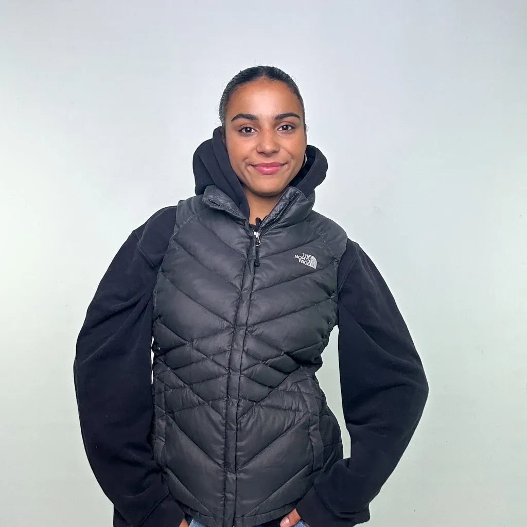 Black y2ks The North Face 550 Series Puffer Jacket Coat Gilet (M)