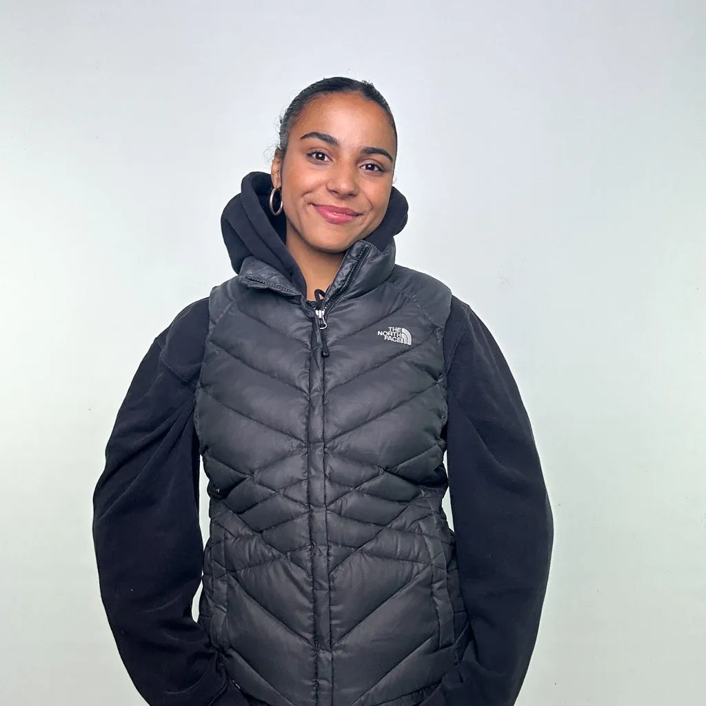 Black y2ks The North Face 550 Series Puffer Jacket Coat Gilet (M)