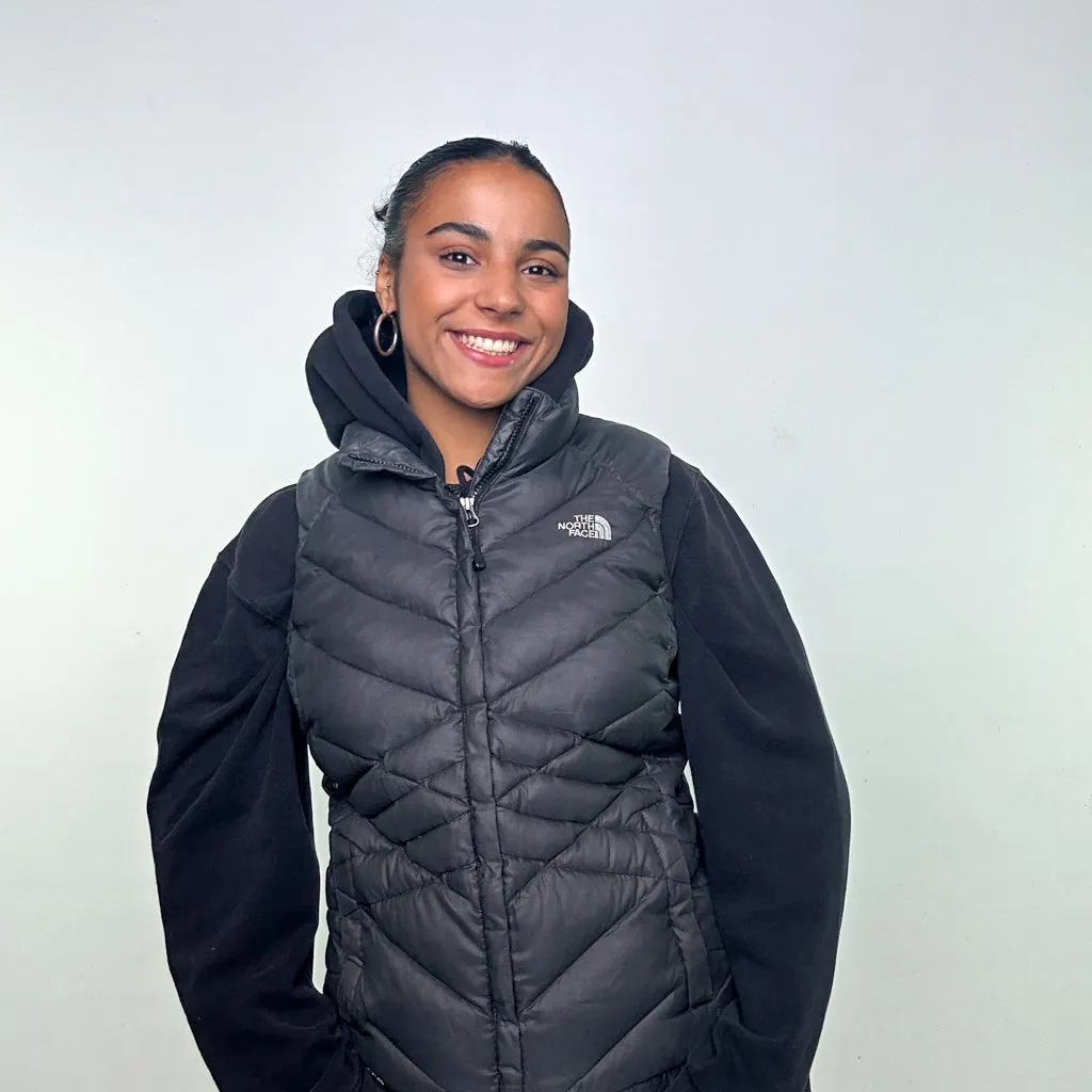 Black y2ks The North Face 550 Series Puffer Jacket Coat Gilet (M)