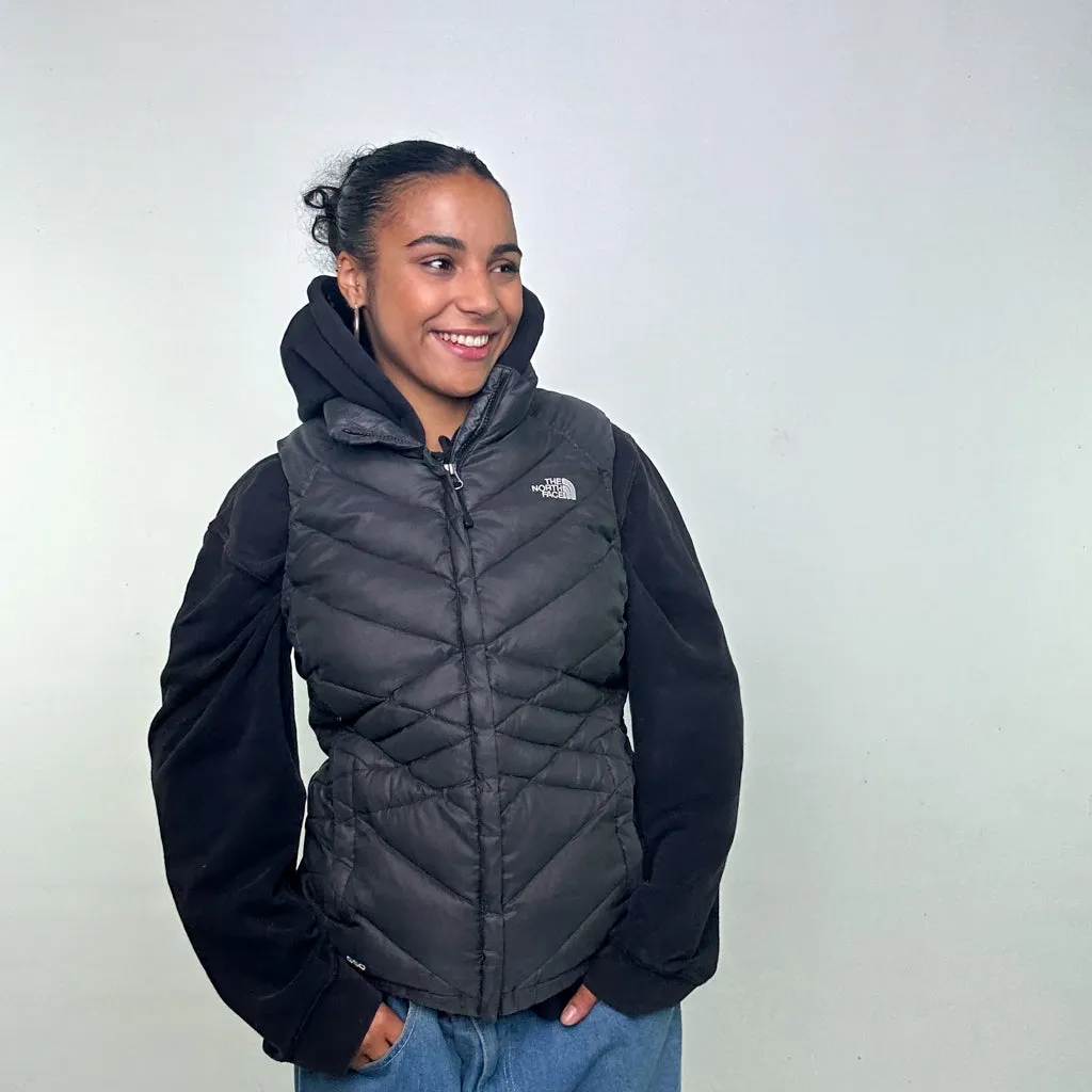 Black y2ks The North Face 550 Series Puffer Jacket Coat Gilet (M)