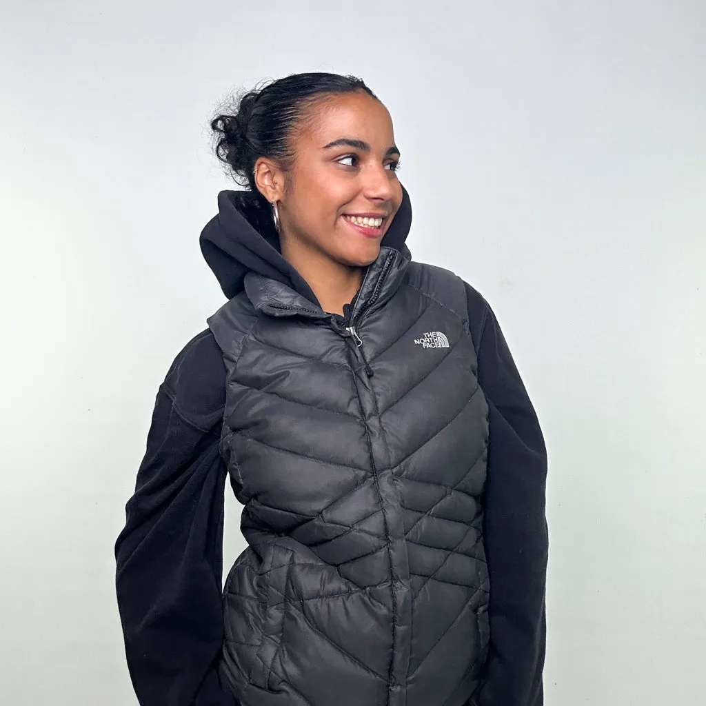 Black y2ks The North Face 550 Series Puffer Jacket Coat Gilet (M)