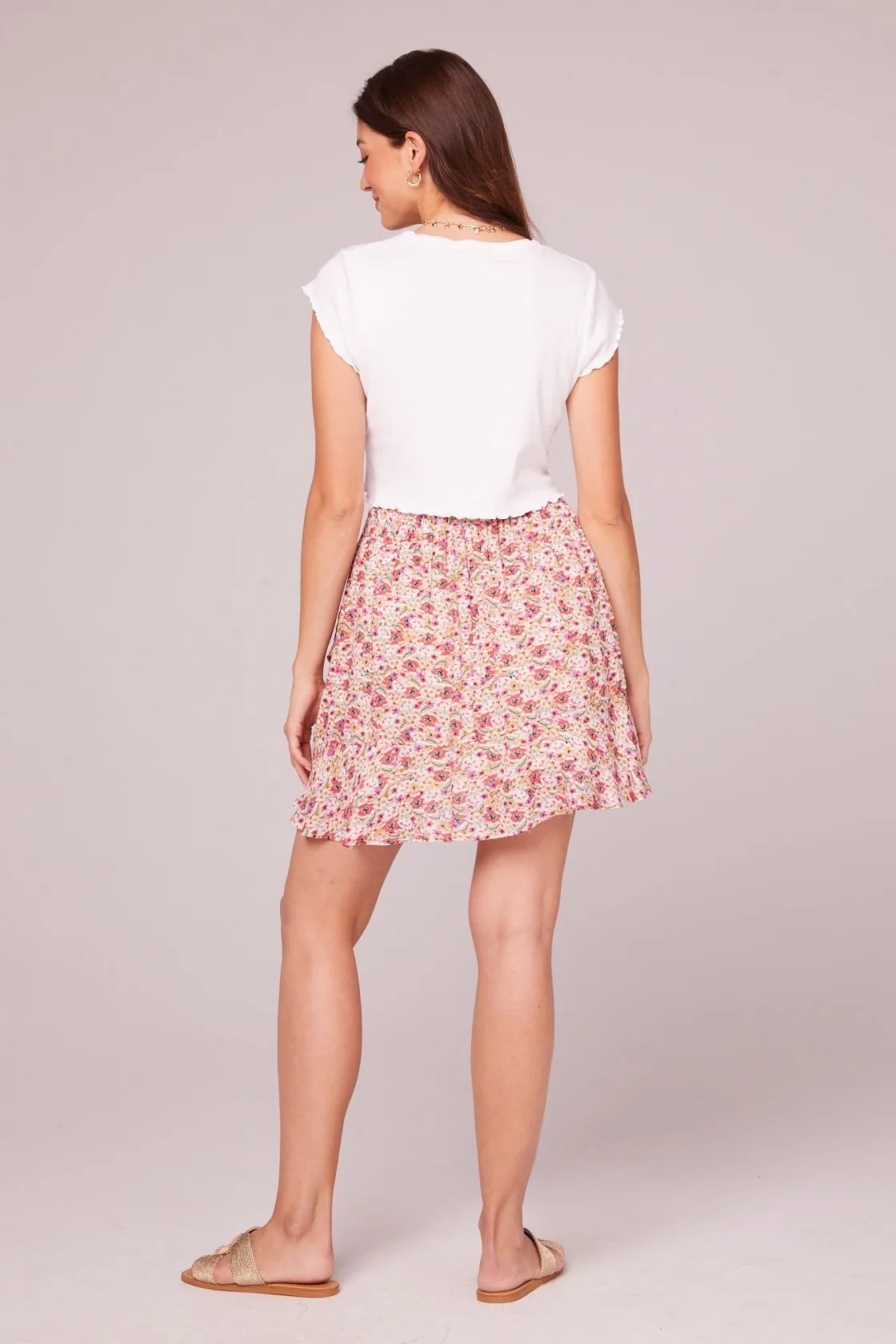 B.O.G Collective Estelle Skirt in Flamingo