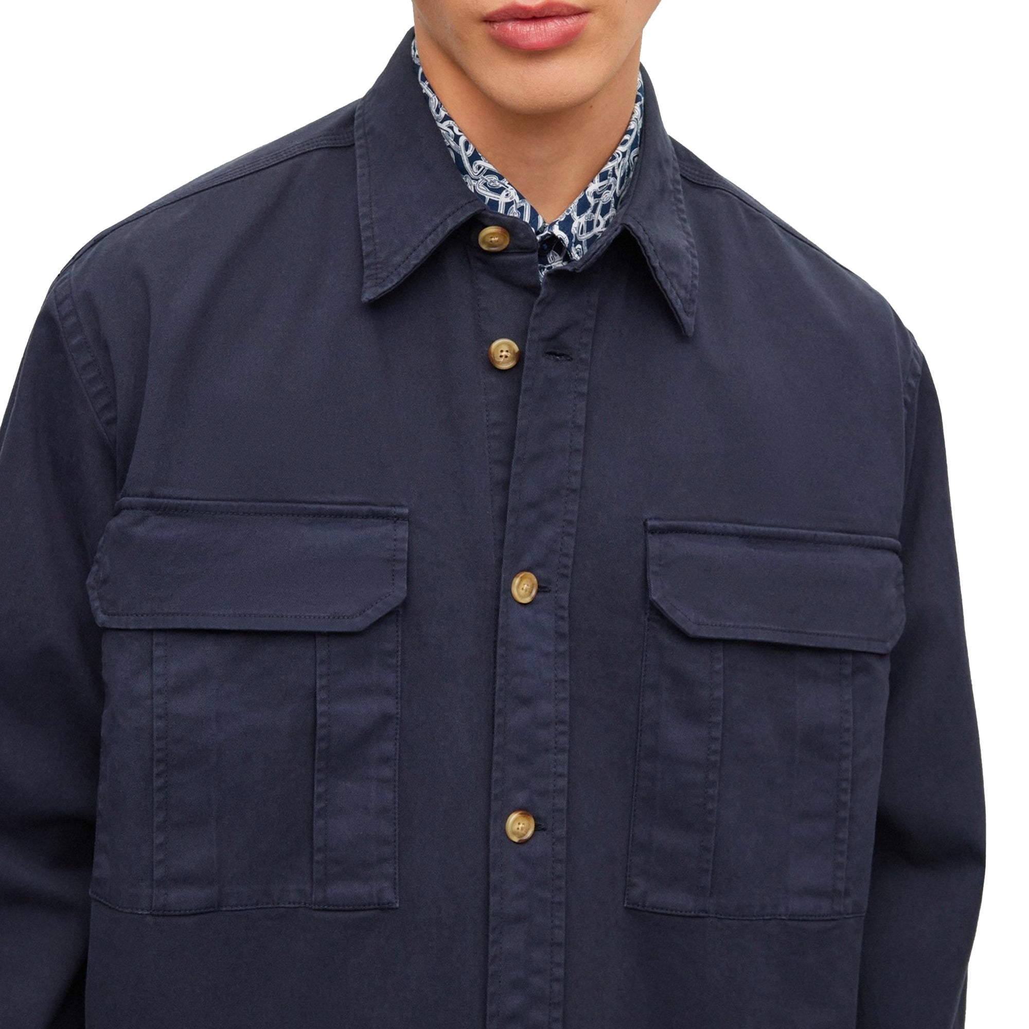 Boss Lisel Overshirt - Navy