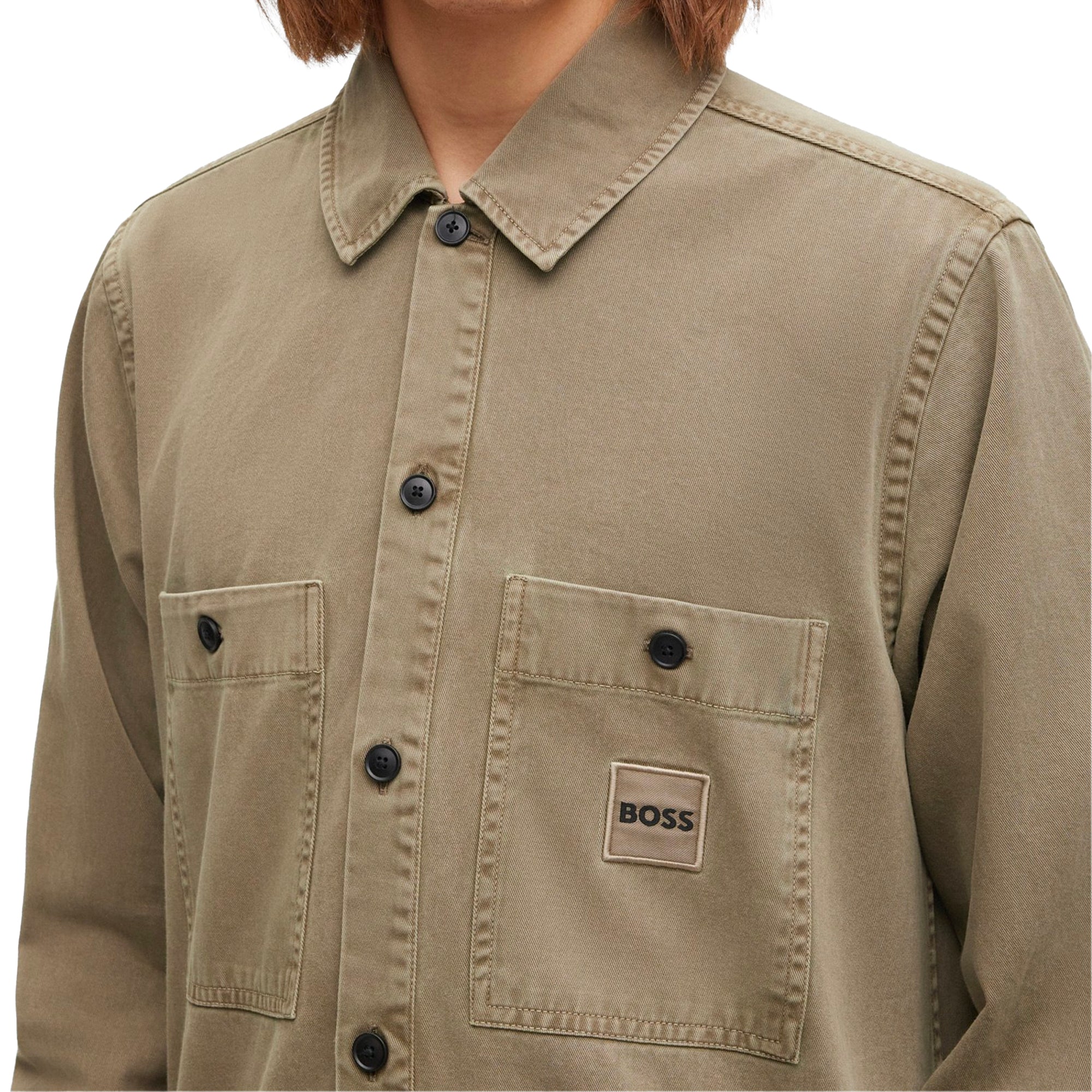 Boss Locky 1 Overshirt - Khaki