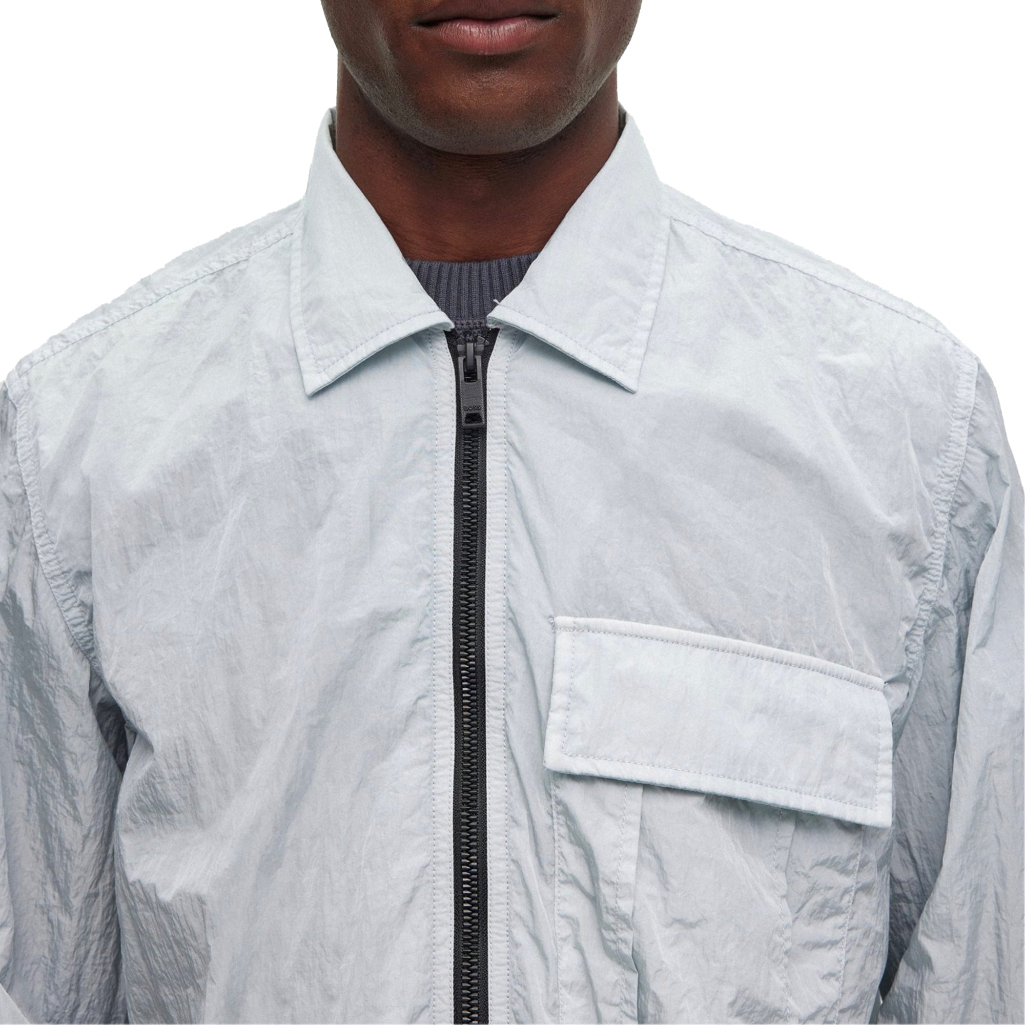 Boss Loony Shell Overshirt - Light Grey