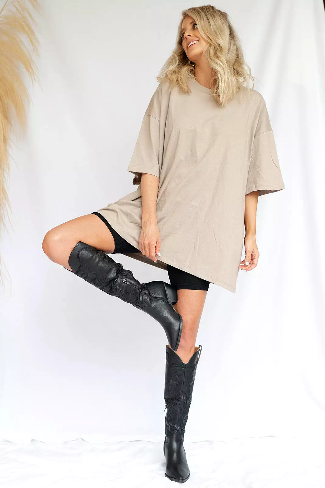 boyfriend oversized tee