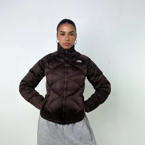 Brown y2ks The North Face 550 Series Puffer Jacket Coat (S)