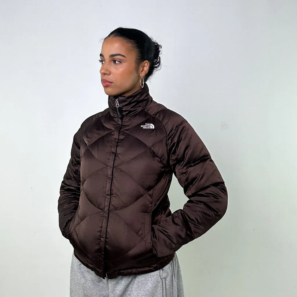 Brown y2ks The North Face 550 Series Puffer Jacket Coat (S)