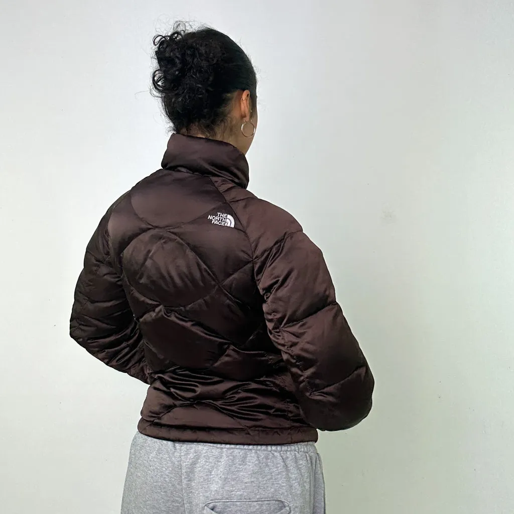 Brown y2ks The North Face 550 Series Puffer Jacket Coat (S)