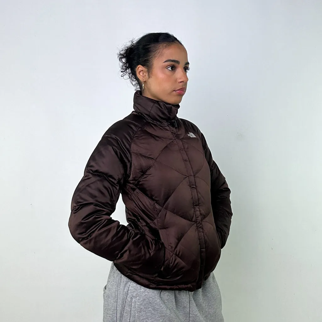 Brown y2ks The North Face 550 Series Puffer Jacket Coat (S)