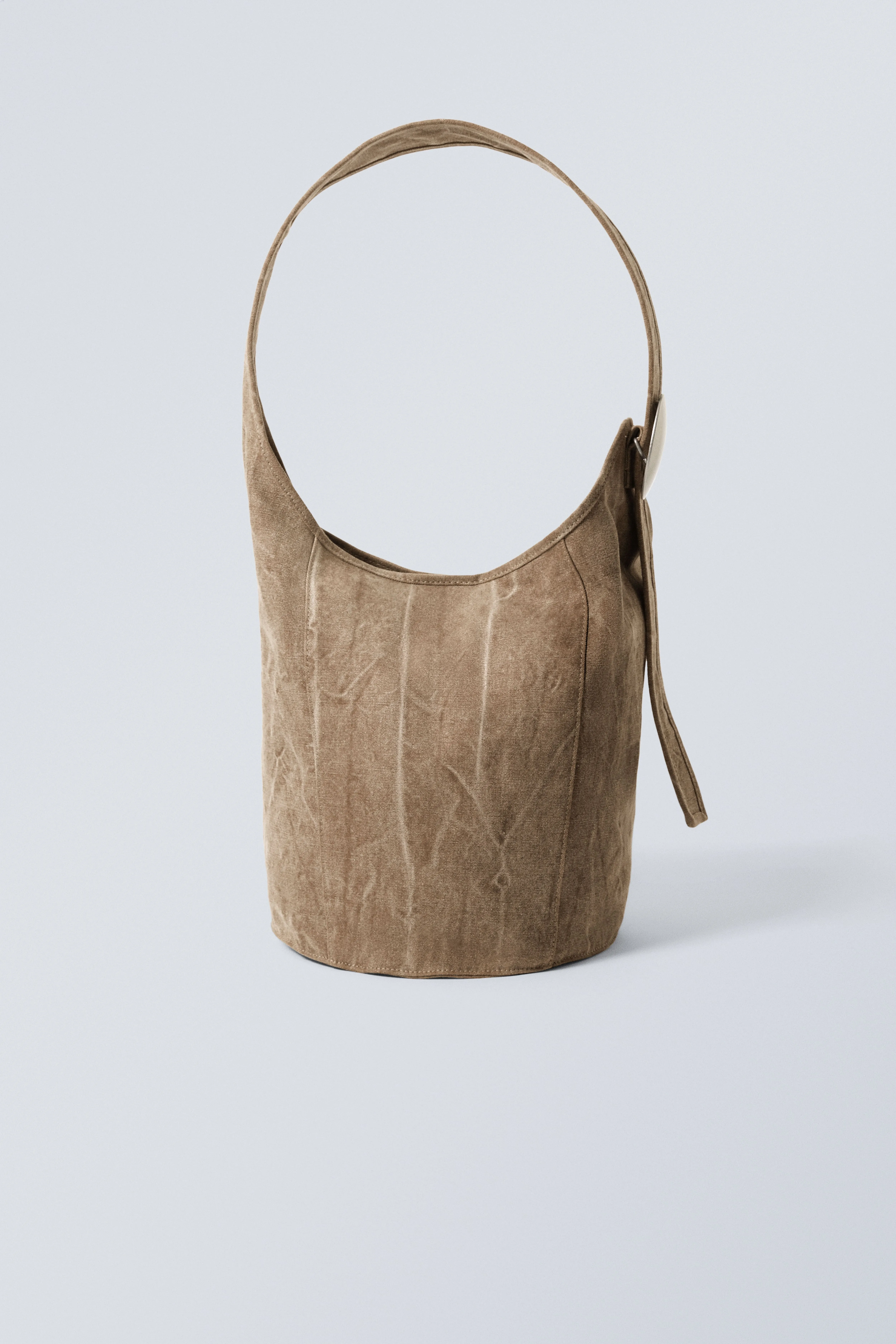 Canvas Bucket Bag - Washed Beige - Ladies | H&M GB