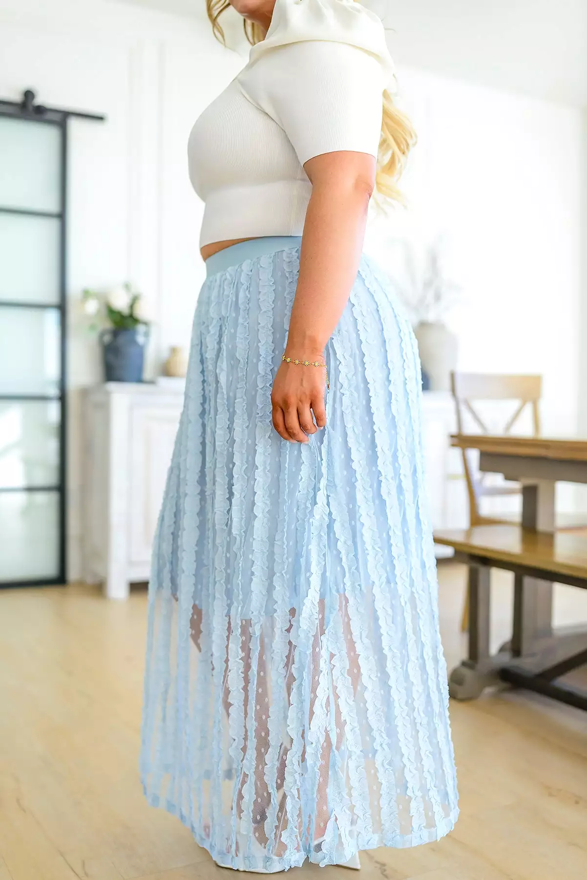 Cascading Ruffles A-Line Skirt- USE CODE SPRING24 for 40% OFF!!!!