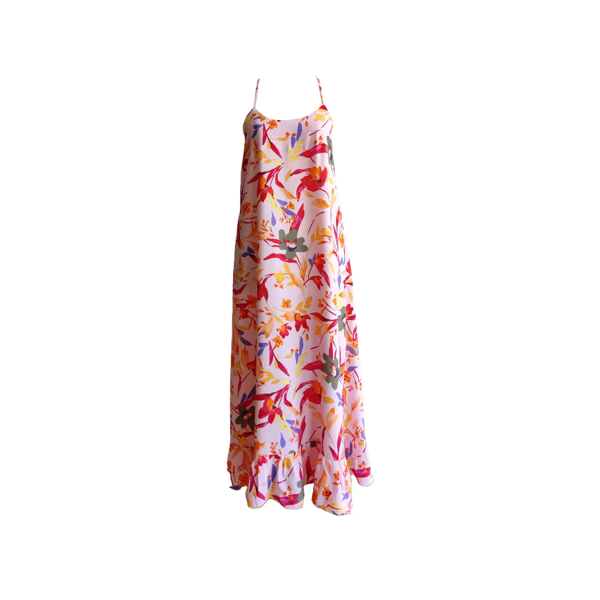 Chillax Lily Backless Dress - Floral