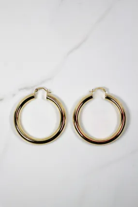 Classic Gold Hoops