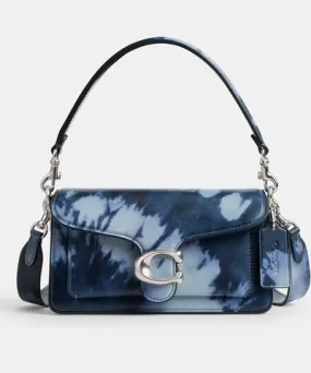 Coach Tie-Dye Print Tabby 20 Leather Shoulder Bag