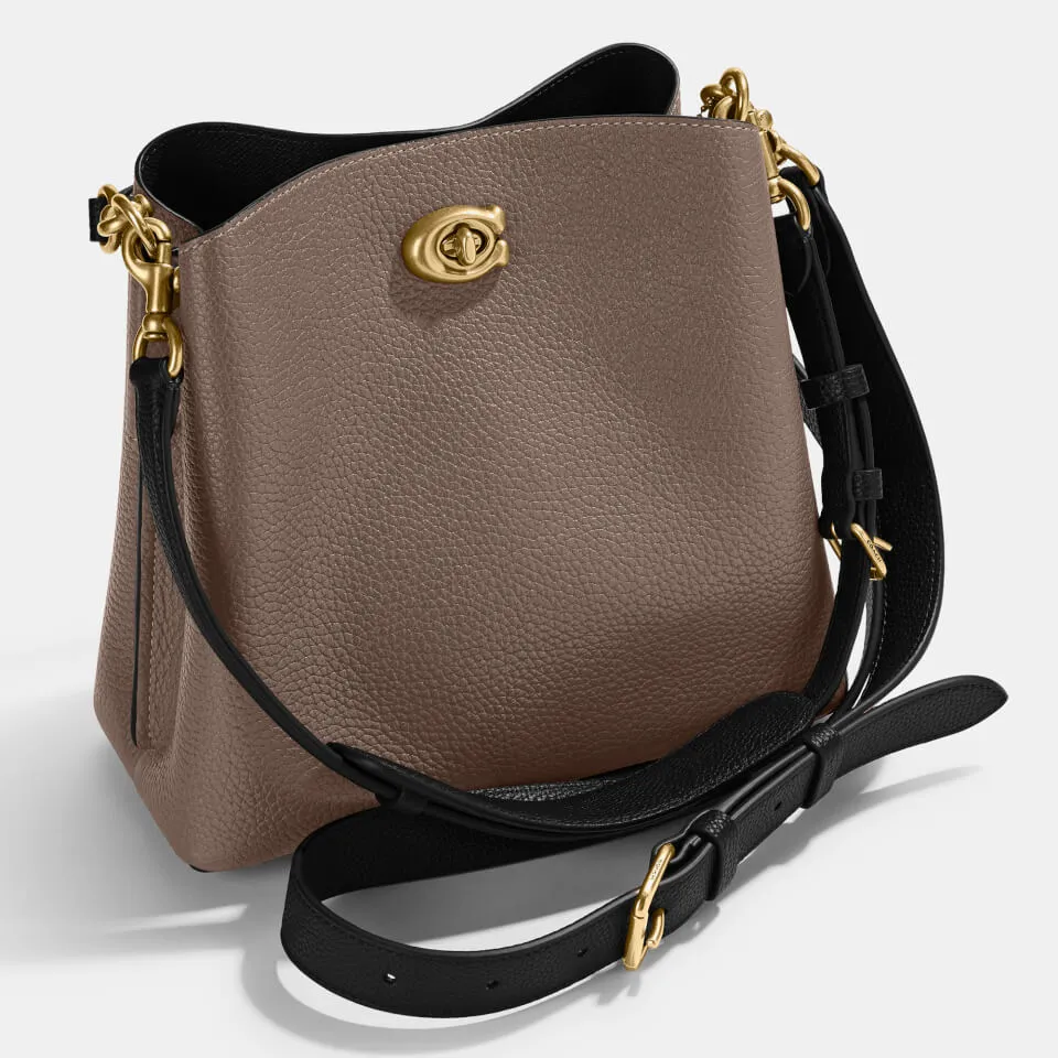 Coach Willow Pebbled Leather Bucket Bag | Coggles