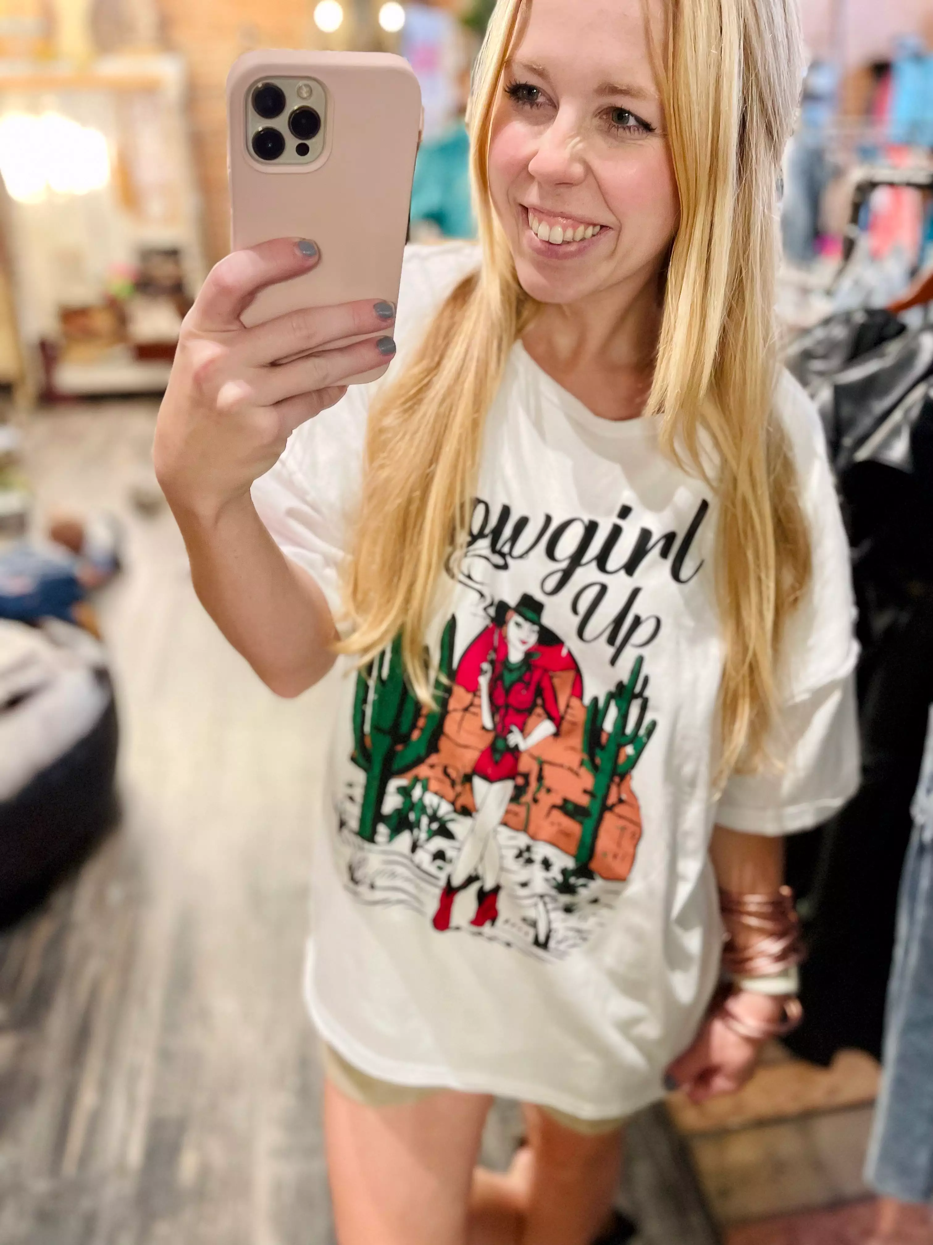 Cowgirl Up Oversized Tee