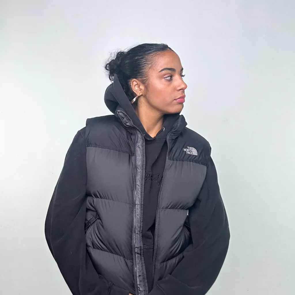 Dark Grey 90s The North Face 700 Series Puffer Jacket Coat Gilet (S)