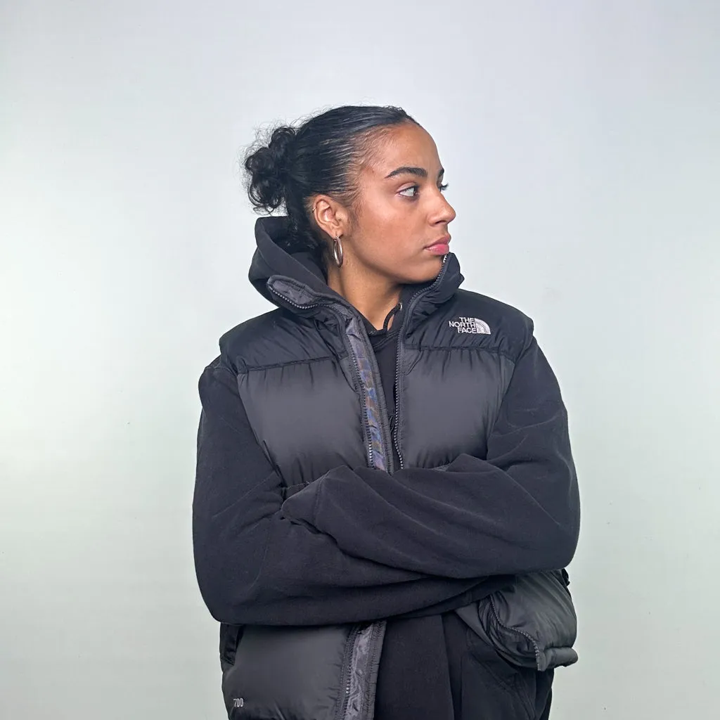 Dark Grey 90s The North Face 700 Series Puffer Jacket Coat Gilet (S)