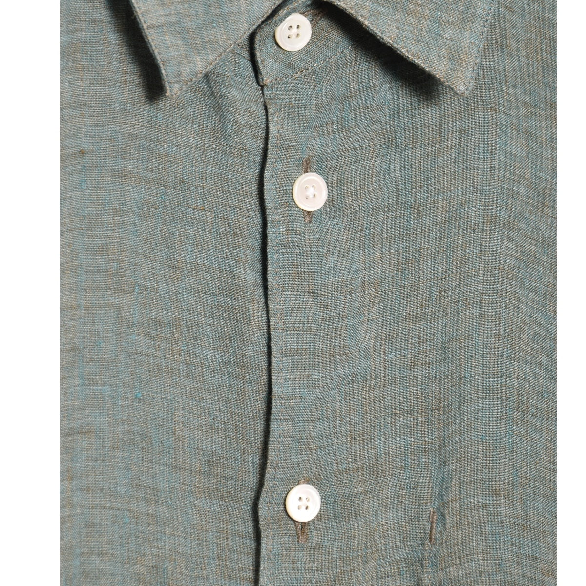 Delikatessen Feel Good Shirt D715/P36 green iridescent linen