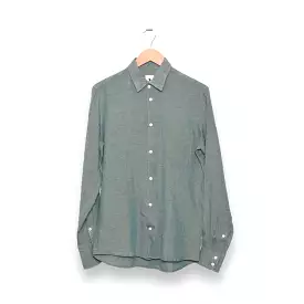 Delikatessen Feel Good Shirt D715/P36 green iridescent linen